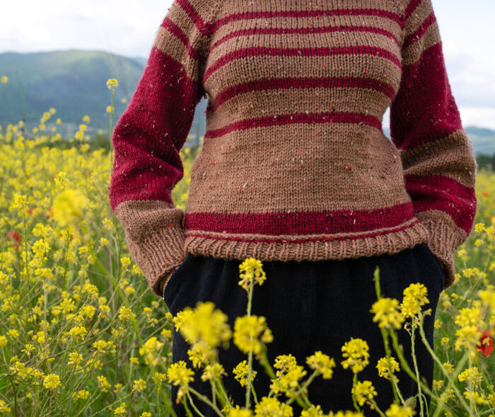 Maglione - Croissant al lampone